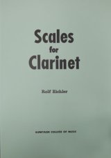 画像: クラリネット教材　クラリネットのためのスケール（Scale　for　Clarinet）　作曲/アイヒラー（Eichler）