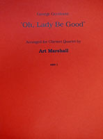 画像1: クラリネット４重奏楽譜　Oh,Lady　Be　Good　作曲／G,ガーシュイン　編曲／マーシャル（Marshall）