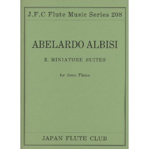 画像1: フルート３重奏楽譜　小組曲第２番より（パート譜のみ）　作曲／アルビージ