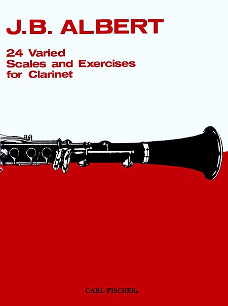 画像1: クラリネット教材　２４の種々の音階と練習課題（24　Varied　Scales＆Exercises）　作曲/アルバート,J.B.