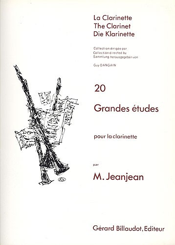 画像1: クラリネット教材　２０の大練習曲（20Grandes　Etudeｓ）　作曲/ジャンジャン，Ｐ．
