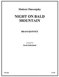画像1: 金管5重奏楽譜　禿山の一夜　作曲／ムソルグスキー　編曲／S. Sutherland.