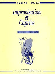 画像1: アルトサックスソロ楽譜　即興と奇想（Improvisation　et　Caprice)　作曲／ボザ（Bozza,E.)