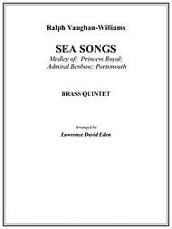画像1: 金管5重奏楽譜　海の歌（Sea Songs）　作曲／Ralph Vaughan Williams　編曲／Lawrence D. Eden