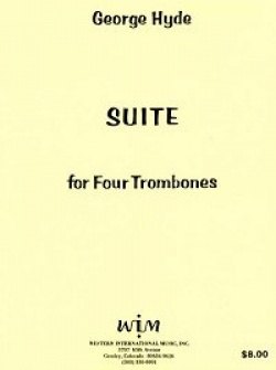 画像1: トロンボーン４重奏楽譜　4本のトロンボーンのための組曲　作曲／ジョージ　ハイド　【2012年11月取扱開始】