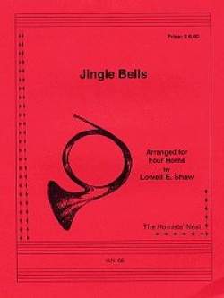 画像1: ホルン４重奏楽譜　ホルン四重奏のためのジングルベル　作曲／ロウェル・ショー【2012年11月取扱開始】