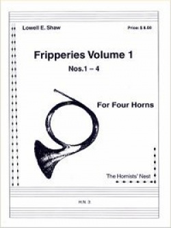 画像1: ホルン４重奏楽譜 ホルン四重奏のためのフリッパリーズVol.1 作曲／ロウェル・ショー【2012年12月取扱開始】