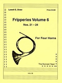 画像1: ホルン４重奏楽譜 ホルン四重奏のためのフリッパリーズVol.6 作曲／ロウェル・ショー【2012年12月取扱開始】