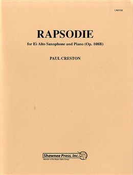 画像1: アルトサックス＆ピアノ楽譜 　狂詩曲（Rapsodie）　作曲／クレストン（Creston,P.)
