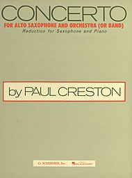 画像1: アルトサックス＆ピアノ楽譜 　協奏曲（Concerto）　作曲／クレストン（Creston,P.)
