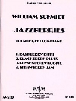 画像1: トランペット＆チェロ＆ピアノ楽譜　トランペット、チェロとピアノのための「ジャズベリーズ」　作曲／ウィリアム　シュミット【2012年12月取扱開始】