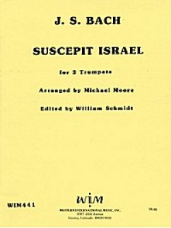 画像1: トランペット３重奏楽譜　トランペット三重奏のための主はイスラエルを御自身のしもべと認め ヨハン　作曲／セバスチャン　バッハ　【2012年12月取扱開始】