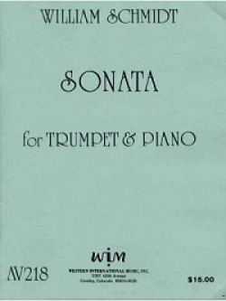 画像1: トランペットソロ楽譜　トランペットとピアノのためのソナタ　作曲／ウィリアム　シュミット【2012年12月取扱開始】