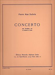画像1: アルトサックス＆ピアノ楽譜 　協奏曲（Concerto）　作曲／デュボア（Dubois,P.M..)