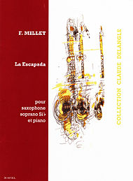画像1: ソプラノサックス＆ピアノ楽譜　脱出（La　Escapada）　作曲／ミレ（Millet,F.)