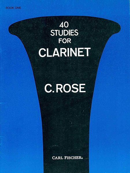 画像1: クラリネット教材　４０の練習曲：I（40Studies：I）　作曲/ローズ，Ｃ．（Rose,C.)