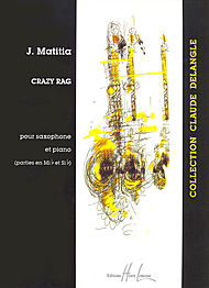 画像1: アルトサックス＆ピアノ楽譜　クレイジー・ラグ（Crazy　Rag）　作曲／マティティア（Matitia,A.)