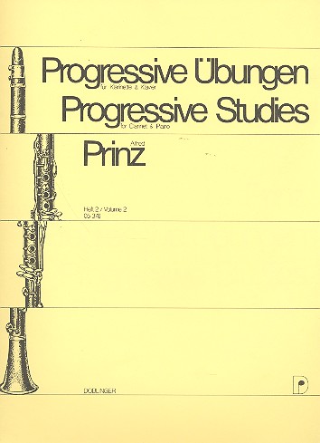 画像1: クラリネット教材　漸進的な練習曲：II（Progressive　Ubungen：II）　作曲/プリンツ（Prinz,A.)