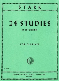 画像1: クラリネット教材　すべての調性による２４の練習曲（24　Studies　All　Tonalities）　作曲/スターク（Stark,R.)