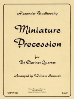 画像1: クラリネット４重奏楽譜　クラリネット四重奏のためのミニアチュア プロセッション 作曲／アレキサンドル　グラドコフスキー【2012年12月取扱開始】