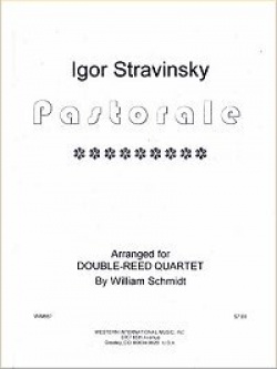 画像1: ダブルリード４重奏楽譜　ダブルリード四重奏のためのパストラーレ　作曲／イゴール　ストラビンスキー【2012年12月取扱開始】
