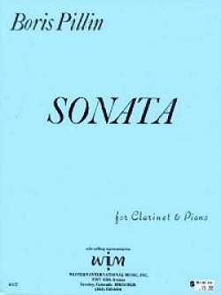 画像1: クラリネットソロ楽譜　クラリネットとピアノのためのソナタ　作曲／ボリス　ピリン【2012年12月取扱開始】