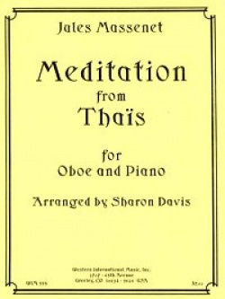 画像1: オーボエソロ楽譜　オーボエとピアノのためのタイスの瞑想曲　作曲／ジュール　マスネ【2013年1月取扱開始】