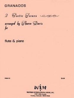 画像1: フルートソロ楽譜　フルートとピアノのための二つの詩的情景　作曲／エンリケ　グラナドス【2013年1月取扱開始】