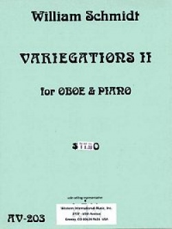画像1: オーボエソロ楽譜　オーボエとピアノのためのヴァリエゲーションズII　作曲／ウィリアム　シュミット【2013年1月取扱開始】