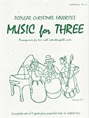 画像1: ミックス３重奏楽譜　Music for Three - Collection No. 2: Popular Christmas Favorites,