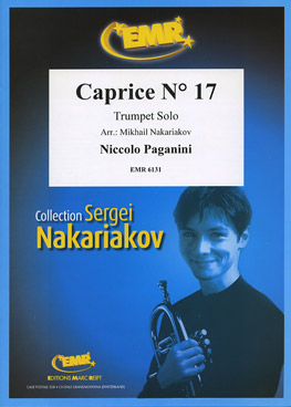 画像1: トランペットソロ楽譜　奇想曲　第17番（Caprice N° 17）　作曲／パガニーニ　校訂（編曲）／S.ナカリャコフ