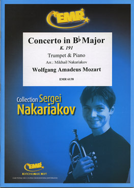 画像1: トランペットソロ楽譜　バスーン協奏曲　K.191（Concerto in Bb Major）　作曲／モーツアルト　校訂（編曲）／S.ナカリャコフ