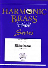 画像1: 金管５重奏楽譜　剣の舞　ガイーヌより　（Säbeltanz）　作曲／ハチャトゥリアン　編曲／Hans Zellner