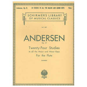 画像1: フルート教材　24の練習曲 作品21(24 Studies Op.21)　作曲/アンダーセン,J.(Andersen,J.)　編曲/Barrere　定番教本!!