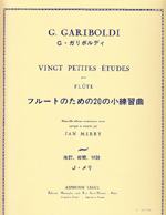 画像1: フルート教材　20の小練習曲 作品132(20 Petites Etudes)　作曲/ガリボルディ,ジュゼッペ(Gariboldi, Giuseppe.)≪日本語版、日本語訳つき≫　定番教本！！