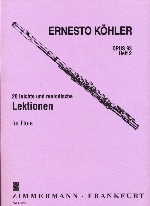 画像1: フルート教材　20のやさしい旋律的レッスン 作品93 第2巻(Leichte und Melodische Lektionen Op.93：II)　作曲/ケーラー.エルネスト(Kohler, Ernesto)