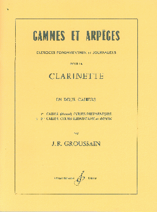 画像1: クラリネット教材　音階と分散和音 第2巻(Gammes et Arpèｇes :II)　作曲/グルーサンJ.R.（Groussain, J.R.)