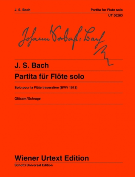 画像1: フルートソロ楽譜　パルティータ イ短調 BWV 1013/ウィーン原典版　作曲／バッハ　編曲／Gluexam
