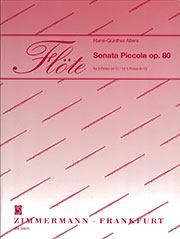画像1: フルート５重奏楽譜　Sonata Piccola Op.80／小ソナタ 作品80　作曲／ハンス＝ギュンター・アラース【2014年8月取扱開始】