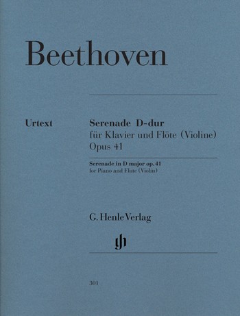 画像1: フルートソロ&ピアノ楽譜　セレナーデ（Serenade　Op.41）　作曲／ベートーヴェン（Beethoven）　監修（編曲）／Gerlach【2014年12月取扱開始】