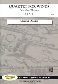 画像1: クラリネット４重奏楽譜　カルテット　作曲：L.ブラオウ　【2017年8月取扱開始】 