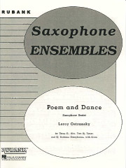 画像1: サックス6重奏楽譜  Poem and Dance／ポエムとダンス 作曲：Leroy Ostransky／ルロイ・オストランスキー　【2024年１月価格改定】