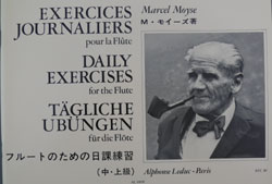 画像1: フルート教材　日課練習課題（Ｅｘｅｒｃｉｃｅｓ　Ｊｏｕｒｎａｌｉｅｒｓ）作曲／モイーズ（Moyes.M)　