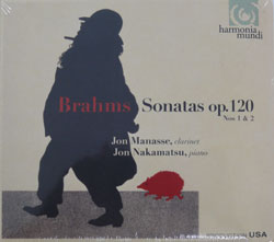 画像1: CD　Brahms　Sonatas　op.120　Nos1&2　クラリネット／ジョン・マナッセ
